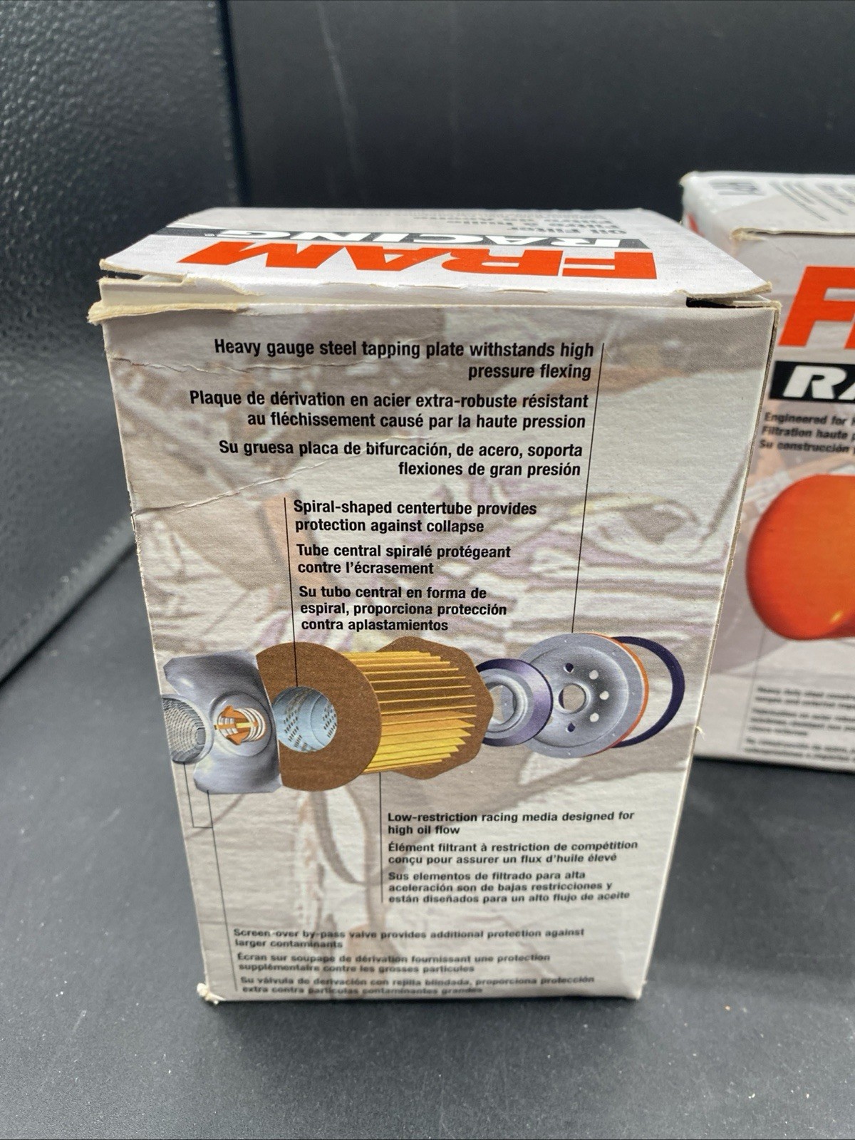 2x FRAM HP1 High Performance Spin-On Oil Filter for Racing and High Performance 