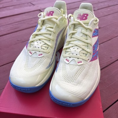 Mens Size 11.5 - New Balance Two WXY V5 Limelight Azure Basketball Shoes