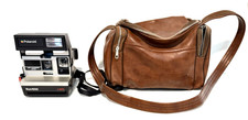 Polaroid Vintage Instant Film Sun 600 LMS Camera with Leather Bag Untested