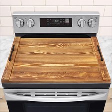 30"x22" Noodle Board Stove Cover for Electric Stoves Gas Stoves, Carbonized