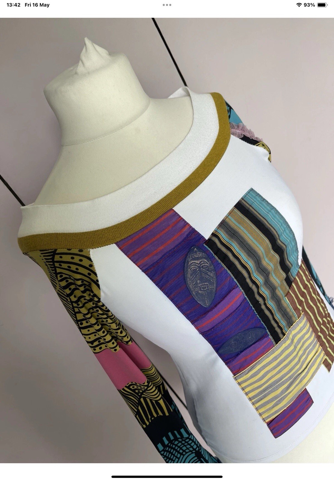 Save The Queen Multicoloured Patchwork Lace & Net… - image 9