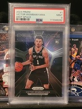 2023-24 Panini Prizm - Deep Space Victor Wembanyama #1 (RC) PSA 9