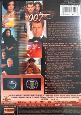 7 DVD The James Bond Collection - 2002 Special Edition 007 Box Set