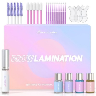 Brow Lamination Kit by Beau | Professional Eyebrow Lamination Kit with Kerati...