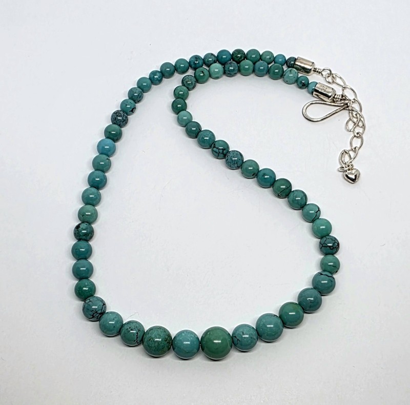 Jay King Delicate Turquoise (925 Sterling Silver) Bead Necklace