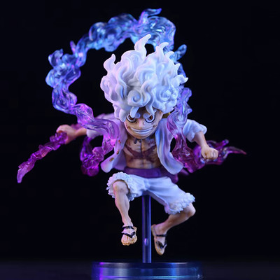 One Piece Cartoon Figurine, Sun God Nika Luffy Gear 5, Action Statue