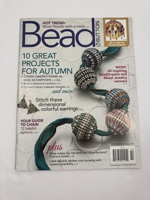 Bead & Button Magazine, 10 Great Projects For Autumn October 2018 Issue 147