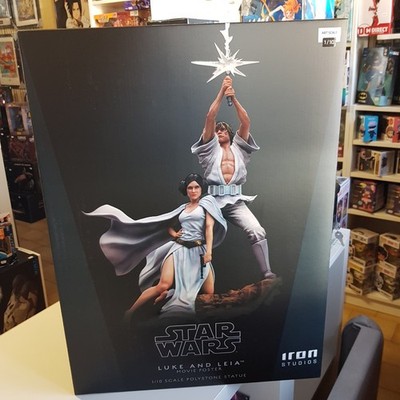Star Wars Statue 1/10 Deluxe Art Scale Luke and Leia 41 cm - IRON STUDIOS