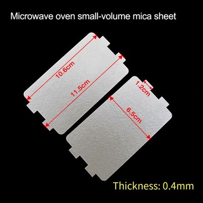 10 Stück Mikrowellen-Isolierplatten aus hitzebeständigem Glimmermaterial