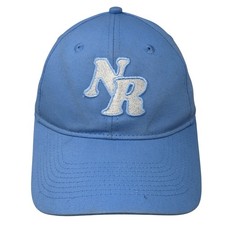 NR Strapback Hat Blue One Size Adjustable Emb...