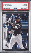 2020 TOPPS #392 LUIS ROBERT ROOKIE RC PSA 10