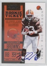 2012 Contenders Rookie Ticket RPS Variation /125 Trent Richardson #203 Auto 0v1