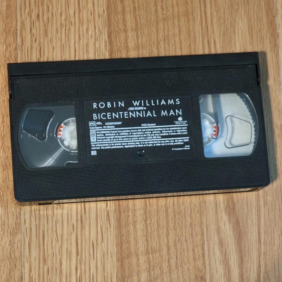 Bicentennial Man 1999 VHS RARE Blockbuster Clamshell Rental Case VTG - Image 4 of 4