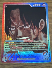 Portgas.D.Ace (002) (Alternate Art) Alt Art OP13-002 Carrying On His Will Foil