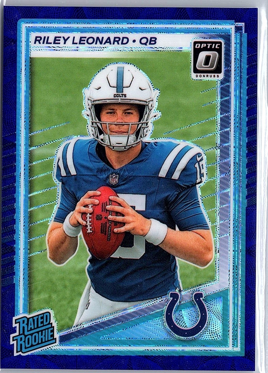 2025 Panini Donruss Optic - Riley Leonard #255 Purple Scope Rated Rookie (RC)