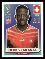 2022 Panini World Cup Stickers #SUI15 Denis Zakaria - SCR