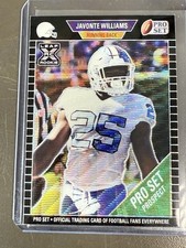 2021 Leaf Pro Set Javonte Williams #39 Leaf XRC Rookie Black /25