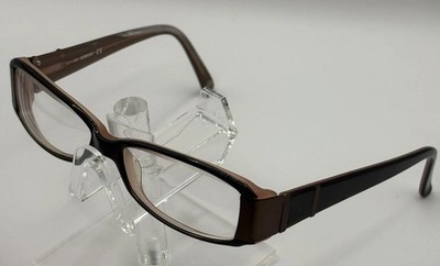 Jennifer Lopez Rectangular Glasses Brown Women 135 Temple