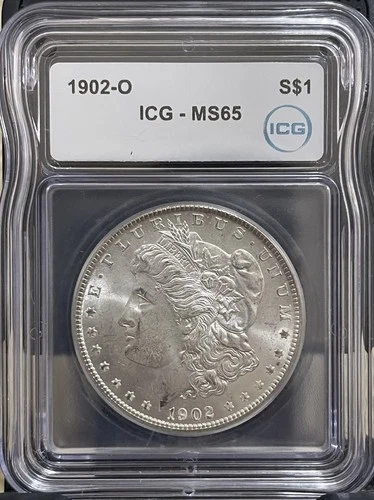 MS65 1902-O Silver Morgan Dollar ICG MS65 Better Date