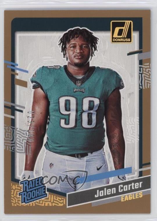 2023 Donruss Rated Rookie Portrait Studio Series 23/100 Jalen Carter #5 RC 0j5z