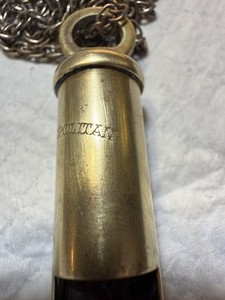 The Metropolitan Tube Whistle, J. Hudson & Co., London City Police, with Chain