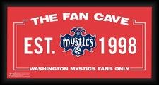 Washington Mystics Framed 10" x 20" Fan Cave Collage