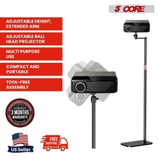 5 Core Projector Stand Floor Adjustable Heavy Base Universal Projectors Support