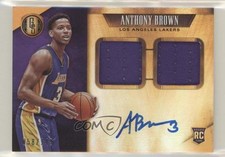 2015 Panini Gold Standard Rookie Jersey Double /149 Anthony Brown #261 Auto 0c2