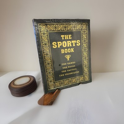 Easton Press THE SPORTS BOOK GAMES RULES TACTICS TECHNIQUES Leather Gold SEALED