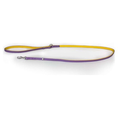 Das Lederband Hundeleine Firenze Lilac/Sunshine, diverse Größen, NEU