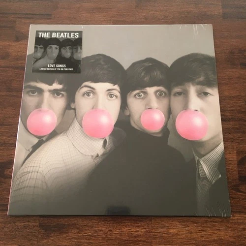 THE BEATLES Love Songs Pink Colored Vinyl 12" Record LE 750 UK 2023 Rare