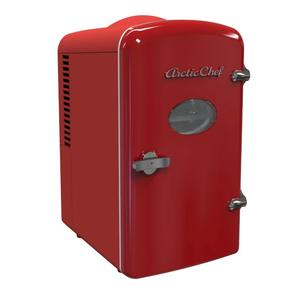 ARCTIC CHEF RMIS129RED Mini Compact Refrigerator-Red, 0.14 Cubic Feet Red - Image 3 of 4