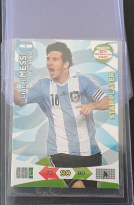 Panini Star Player Lionel Messi 2014 Adrenalyn XL FIFA World Cup Brazil Card