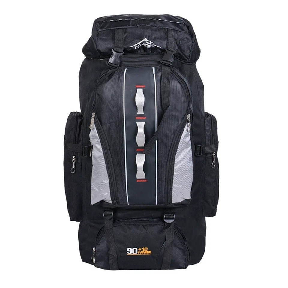 80L-100L Outdoor Hiking Military Tactical Backpack Rucksack Camping Trekking Bag