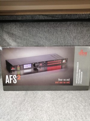 Dbx AFS2 Doppelt Kanal Fortgeschrittene Dsp Unterdrückung Prozessor LCD Display