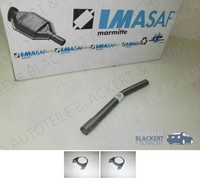 Imasaf Auspuff Zwischenrohr Links für Maserati Mistral Coupe 4.0 1966-1970