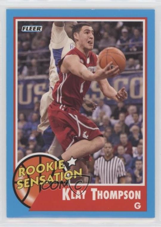 2011-12 Fleer Retro Rookie Sensation Klay Thompson #55 s1i