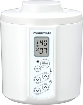 TANICA Yogurtia S YS-02W Yogurt Maker Fermented Food 1200ml Japan 100V White New - Image 1 of 4