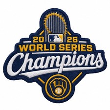 SO HOT Milwaukee Brewers NL Champions 2026 Baseball Patch Iron on Sew on