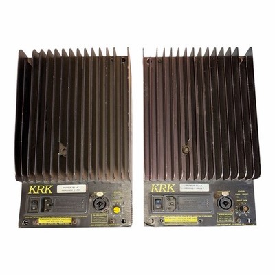 Rare Vintage KRK POWER BLoK Studio Monitor Amplifier Pair Made in USA #0150#0157