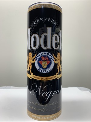 Modelo Negra Cerveza 20 oz Tumbler 20oz Skinny Cup Mug Lid w/ Straw