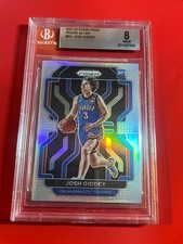 2021-22 Panini Prizm Josh Giddy RC Silver Rookie #301 BGS 8 NM