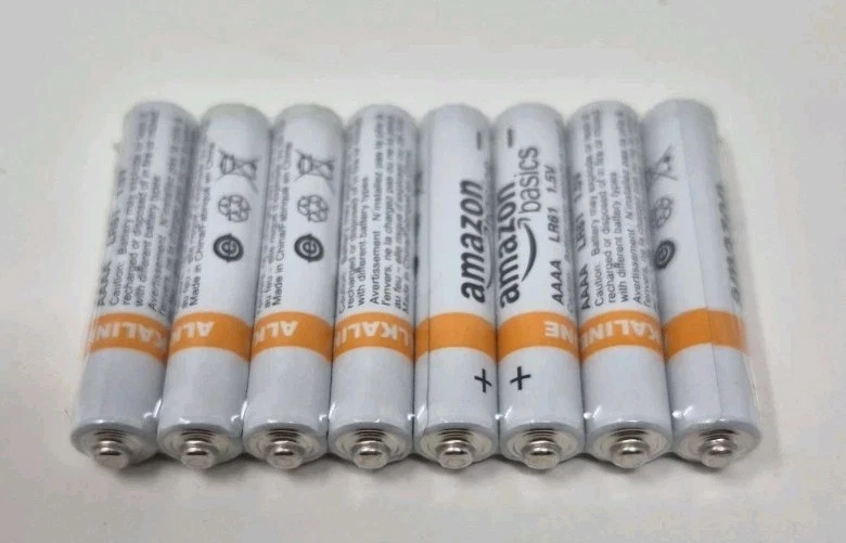 AmazonBasics AAAA / LR61 Alkaline Batteries 1.5v Pack of 8 New - Image 4 of 4