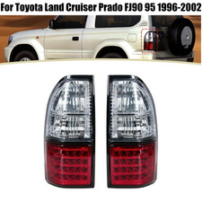 Pair Led Rear Tail Lights Lamp For Toyota Land Cruiser Prado Fj90 Lc95 1996-2002