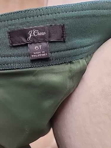 J CREW WOLL BLEISTIFTROCK Gr. 6T HUNTER GREEN. Neu ohne Etikett - Bild 7 von 7
