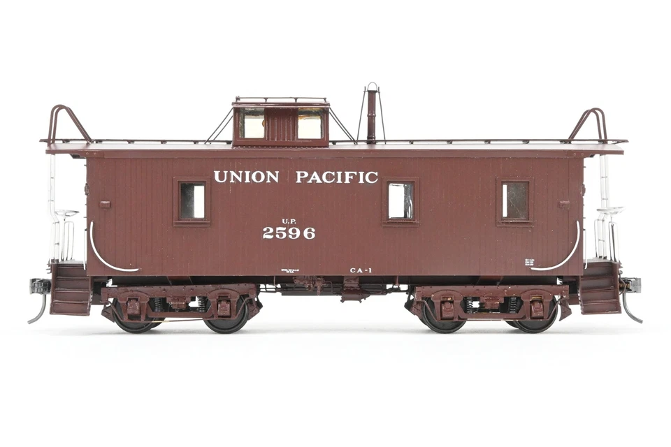 O Brass Sunset Models 3rd Rail UP Union Pacific CA-1 Wood Caboose Factory Paint - Image 2 of 4