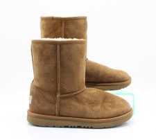 UGG KIDS CLASSIC MINI II GIRLS BOOTS SHEARLING UK 2 EU 35 BROWN RRP £110 AD