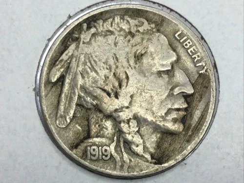 1919 Buffalo Nickel in extra fine