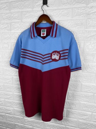 Vintage 1976 1980 Score Draw West Ham United Football Fußball Trikot - Bild 3 von 9