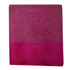 Vintage Pink Sarees 100 Pure Silk Hand Woven South Indian Sari 5YD Craft Fabric